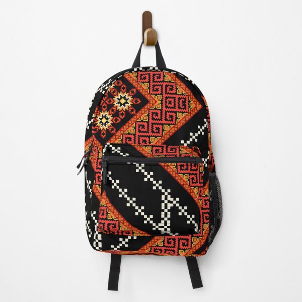 Item preview, Burnt Orange & Scarlet Greek Key Ethnic Seamless Pattern designed and sold by Khwanchai.