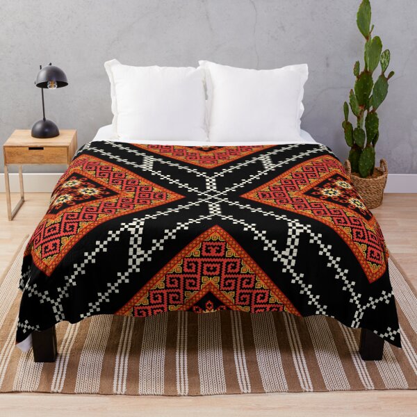 Item preview, Burnt Orange & Scarlet Greek Key Ethnic Seamless Pattern designed and sold by Khwanchai.