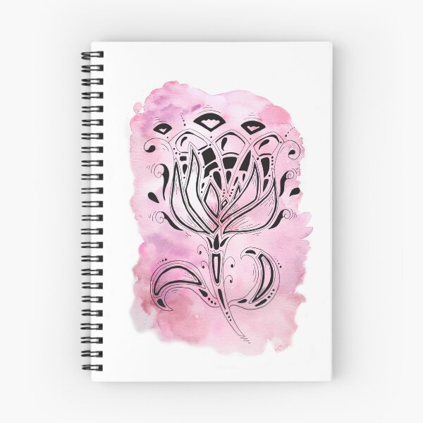 Item preview, Large flower - pink watercolor background 2 designed and sold by GribouillStreet.