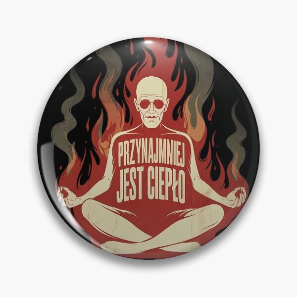 Item preview, Przynajmniej jest ciepło - sarkastyczna koszulka z napisem - funny sarcastic text in Polish designed and sold by ToMyPolacy.