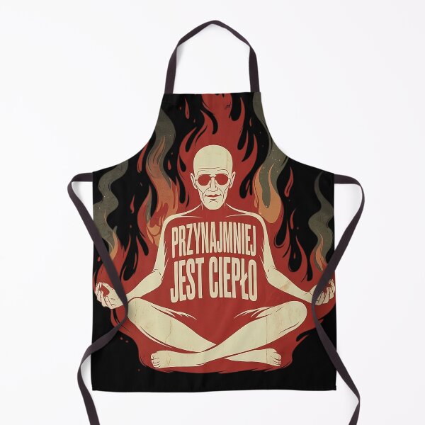 Item preview, Przynajmniej jest ciepło - sarkastyczna koszulka z napisem - funny sarcastic text in Polish designed and sold by ToMyPolacy.