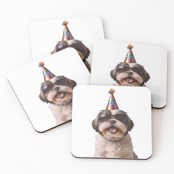 Item preview, Maltese Dog Birthday Party Hat Happy Balloons Celebrations Cute cool designed and sold by CheeseBlueprint.