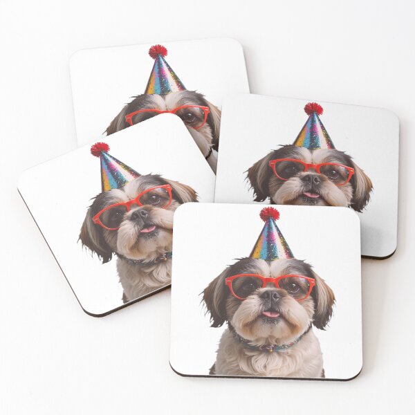 Item preview, Maltese Dog Birthday Party Hat Happy Balloons Celebrations Cute cool designed and sold by CheeseBlueprint.