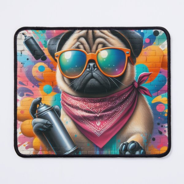 Item preview, Pug Dog Portrait designed and sold by netz28.