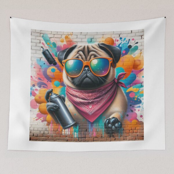 Item preview, Pug Dog Portrait  designed and sold by netz28.