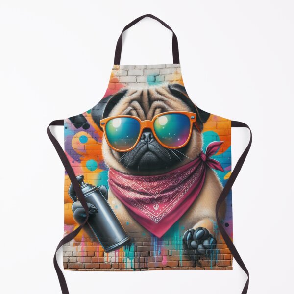 Item preview, Pug Dog Portrait designed and sold by netz28.