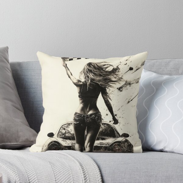 Item preview, Finish Line Femme – Checkered Flag Racing designed and sold by ReachForArt.