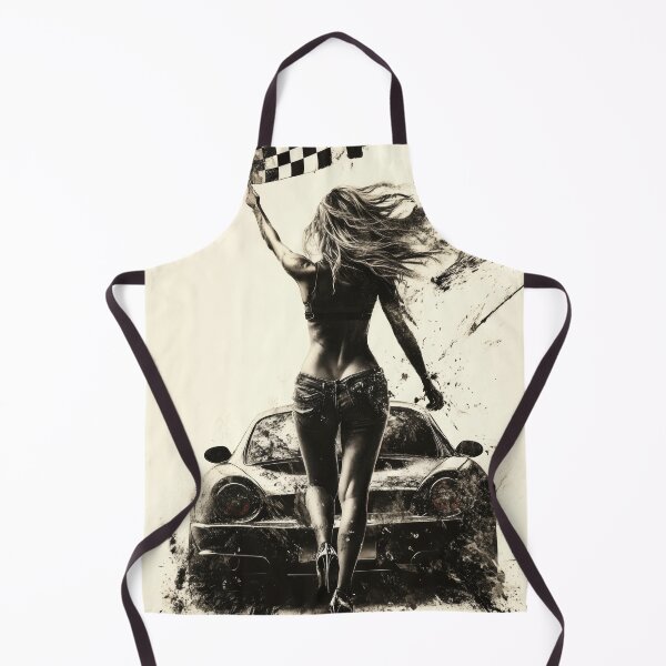 Item preview, Finish Line Femme – Checkered Flag Racing designed and sold by ReachForArt.