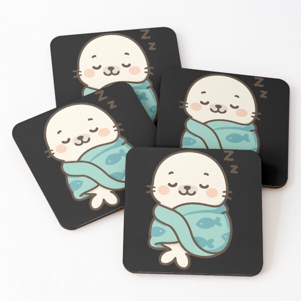 Item preview, Harbor Seals Sleeping Seal designed and sold by DamioPolArt.