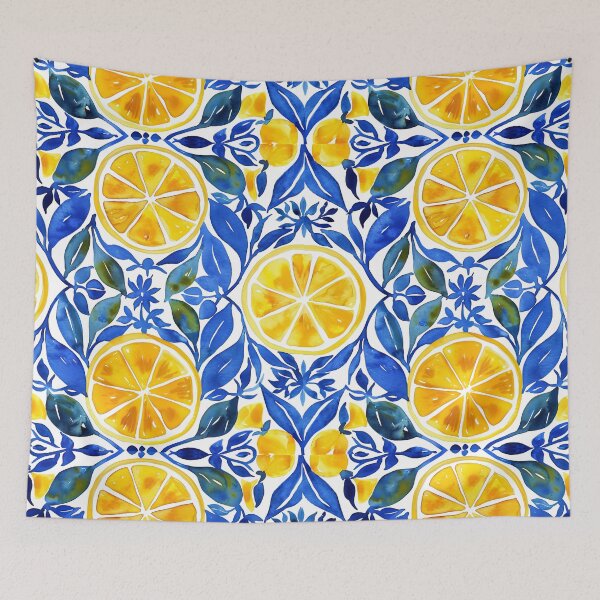 Item preview, Happy Lemons Pattern designed and sold by PG Illustration.
