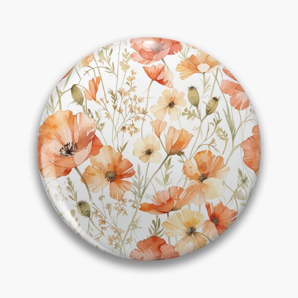 Item preview, Watercolor Poppies designed and sold by CoolPixels.