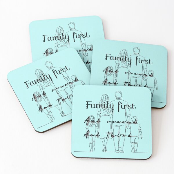 Item preview, Family First Minimalist Outline Art designed and sold by Heal of Souls Designs .