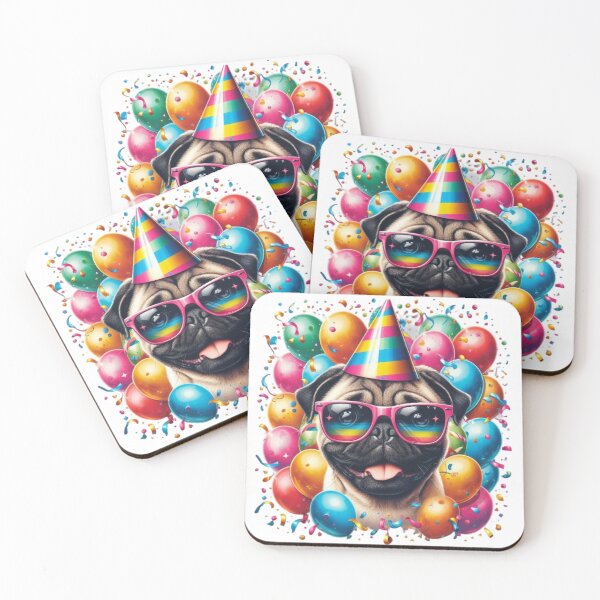 Item preview, Pug Dog Party  designed and sold by netz28.