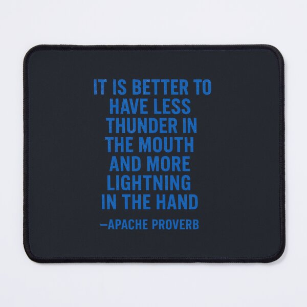 Item preview, It's Better To Have Less Thunder In The Mouth designed and sold by HowToCanadian.