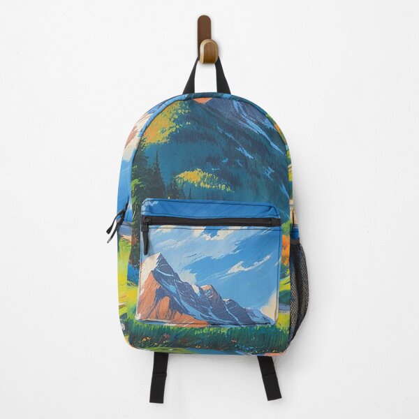 Item preview, Mountain peaks on a spring day designed and sold by Freeform Flow by Caroline.