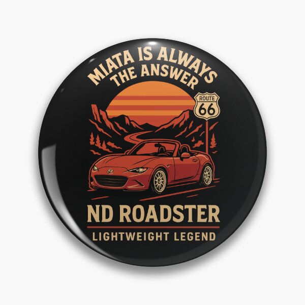 Item preview, Miata ND Roadster – Retro Sunset Route 66 Car T-Shirt designed and sold by edsc.