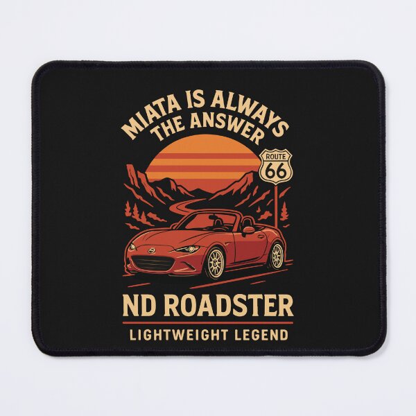 Item preview, Miata ND Roadster – Retro Sunset Route 66 Car T-Shirt designed and sold by edsc.