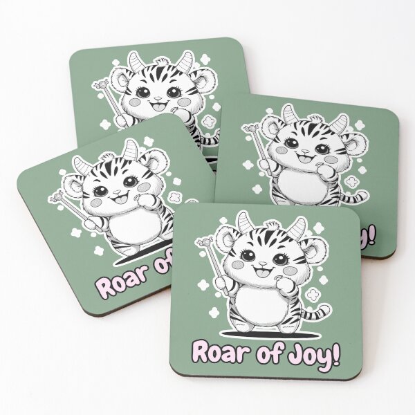 Item preview, Magical Baby Tiger Spirit – Cute Fantasy Character designed and sold by emilykang.
