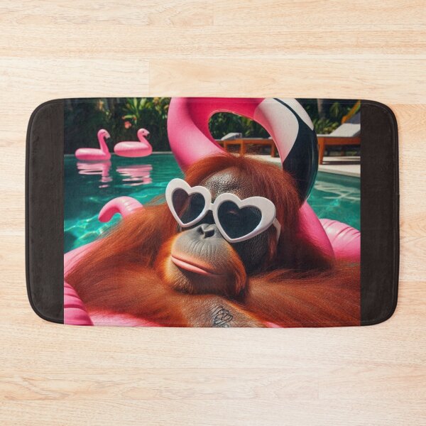 Item preview, "Flamin-go with the Flow – Chill-orangutan Vibes Only!" designed and sold by Print Fiction.