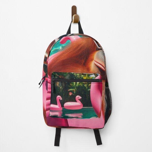 Item preview, "Flamin-go with the Flow – Chill-orangutan Vibes Only!" designed and sold by Print Fiction.