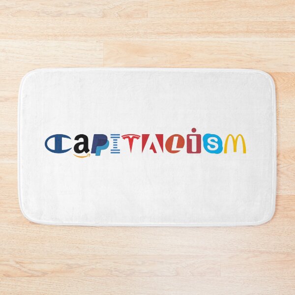 Item preview, Capitalism written with logos designed and sold by Thapsus.