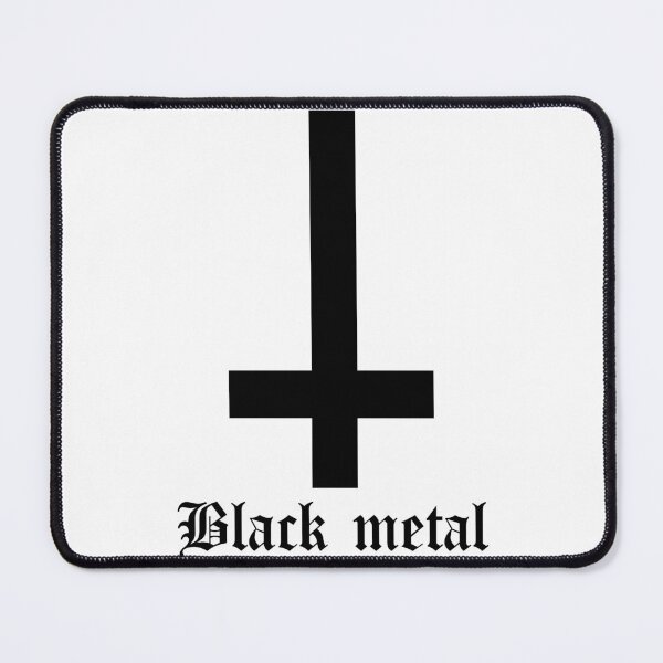 Item preview, Inverted Cross Black Metal Symbol – Dark Aesthetic Design designed and sold by TheKvltStudio.
