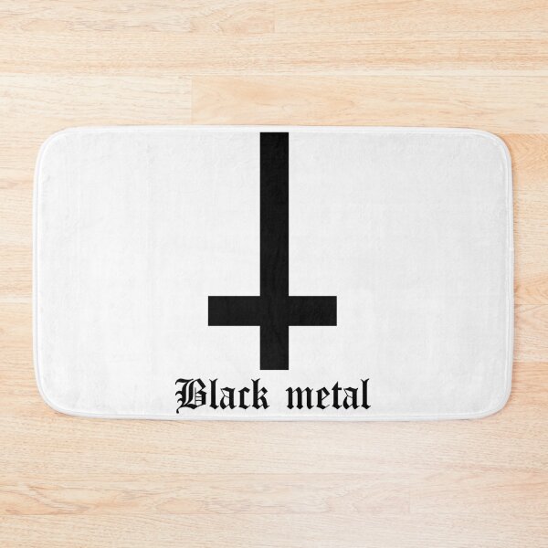 Item preview, Inverted Cross Black Metal Symbol – Dark Aesthetic Design designed and sold by TheKvltStudio.