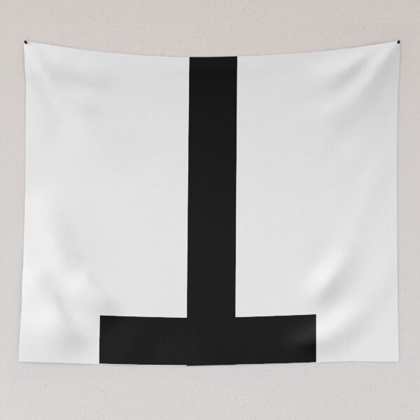 Item preview, Inverted Cross Black Metal Symbol – Dark Aesthetic Design designed and sold by TheKvltStudio.