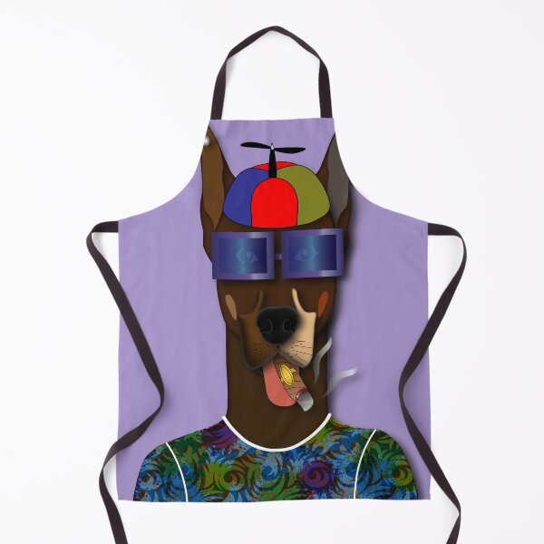 Item preview, "Whirlwind Doberman – Funky Pup with Cigar & Propeller Hat" designed and sold by KeithAlexander.