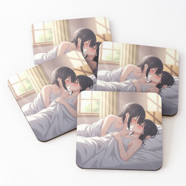 Item preview, Morning tenderness of the YURI couple in white sheets designed and sold by GerwantSHOP.