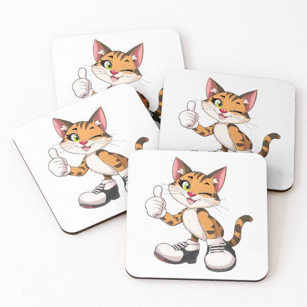 Item preview, Winking Retro Cat – Classic Cartoon Style  designed and sold by BROWNEESHOUSE.