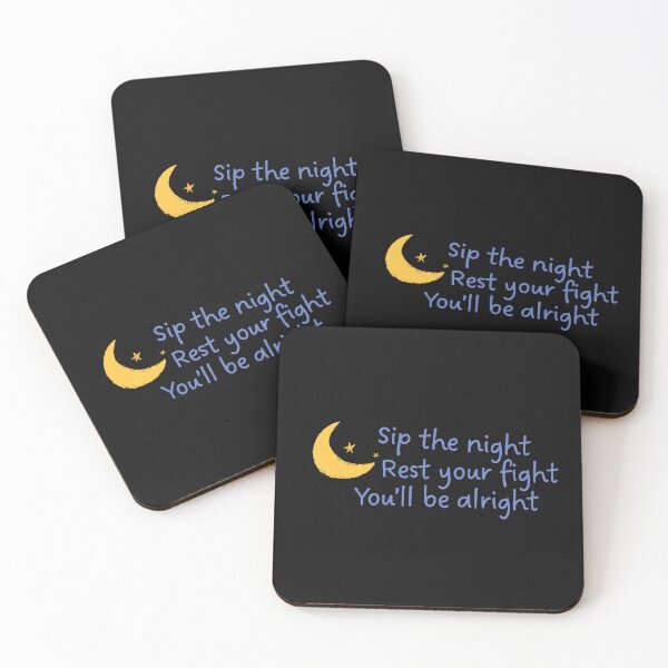 Item preview, Moon Quote – Gentle Night Encouragement Art designed and sold by idealis.