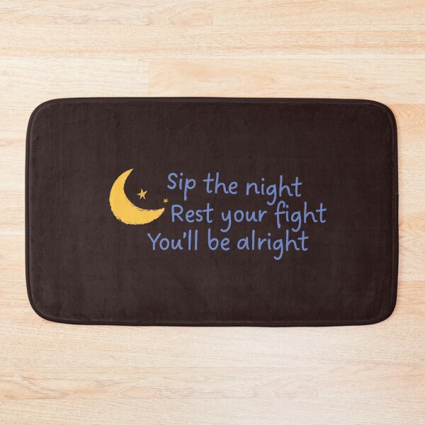 Item preview, Moon Quote – Gentle Night Encouragement Art designed and sold by idealis.