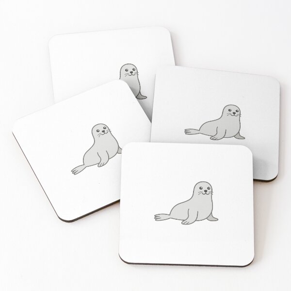 Item preview, Cute seal – maritime animal motif for young and old designed and sold by NordseeKreation.