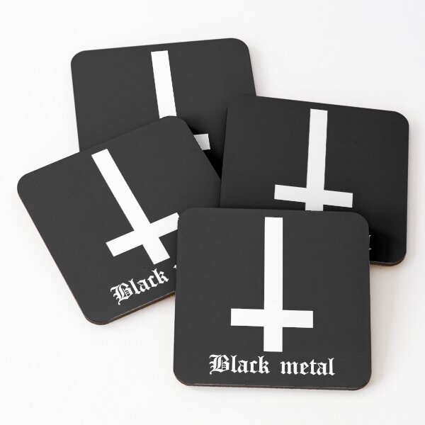 Item preview, Inverted Cross Black Metal Symbol – Dark Aesthetic Design designed and sold by TheKvltStudio.