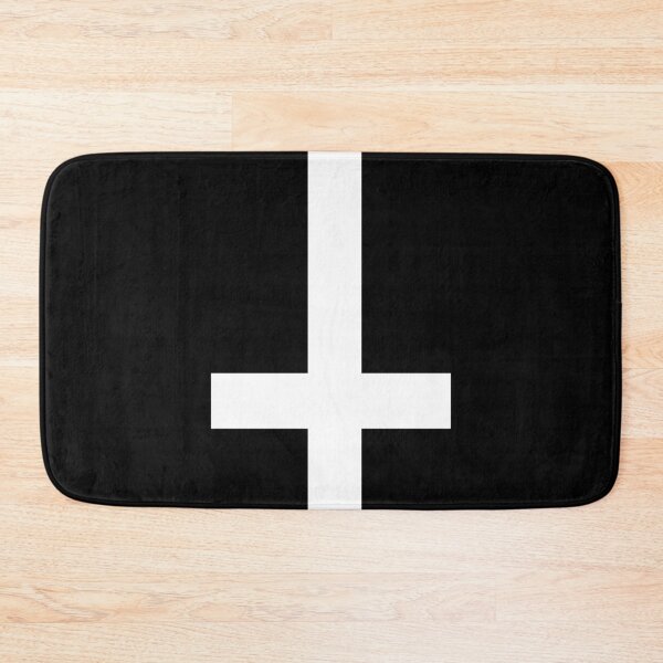 Item preview, Inverted Cross Black Metal Symbol – Dark Aesthetic Design designed and sold by TheKvltStudio.