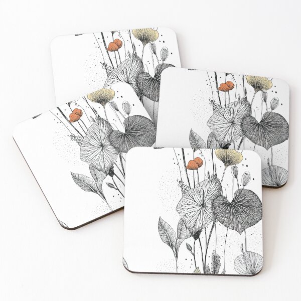 Item preview, Light-Toned Tropics with Elegant Natural Shapes designed and sold by Piotrek0001.
