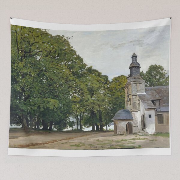 Item preview, The Chapel Notre Dame de Grace at Honfleur   1864 by Claude Monet  designed and sold by GabyddAlessandr.