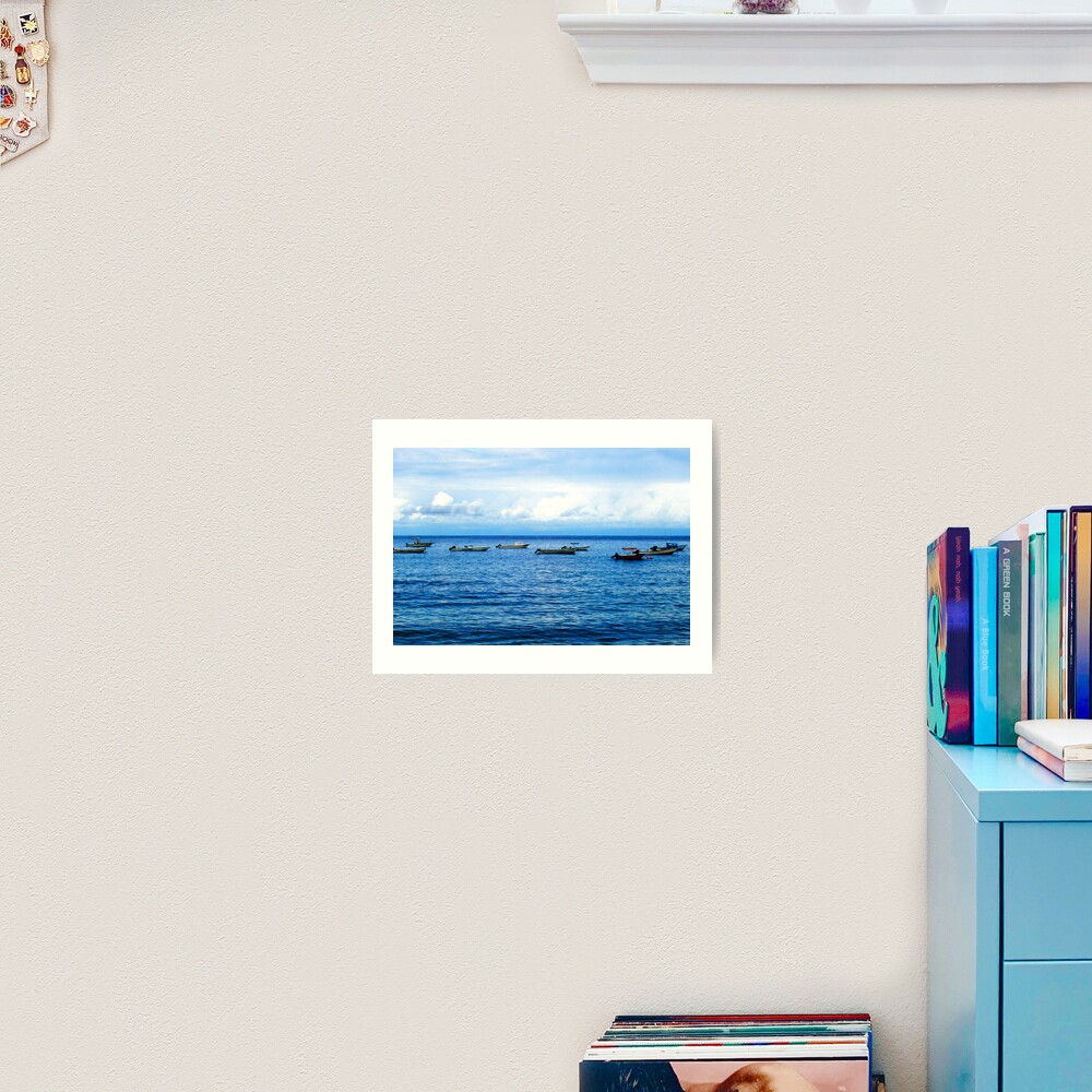 Empty Boats Art Print