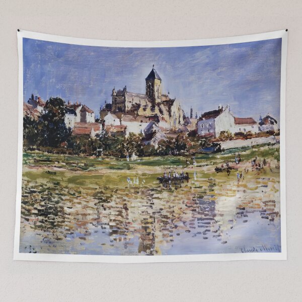 Item preview, The Church At Vetheuil   1880 by Claude Monet  designed and sold by GabyddAlessandr.