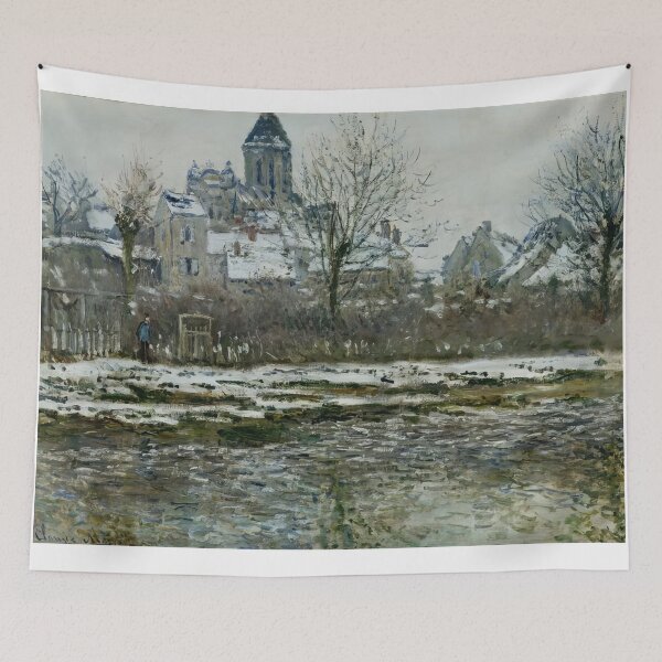 Item preview, The Church at Vetheuil under Snow   1879 by Claude Monet  designed and sold by GabyddAlessandr.