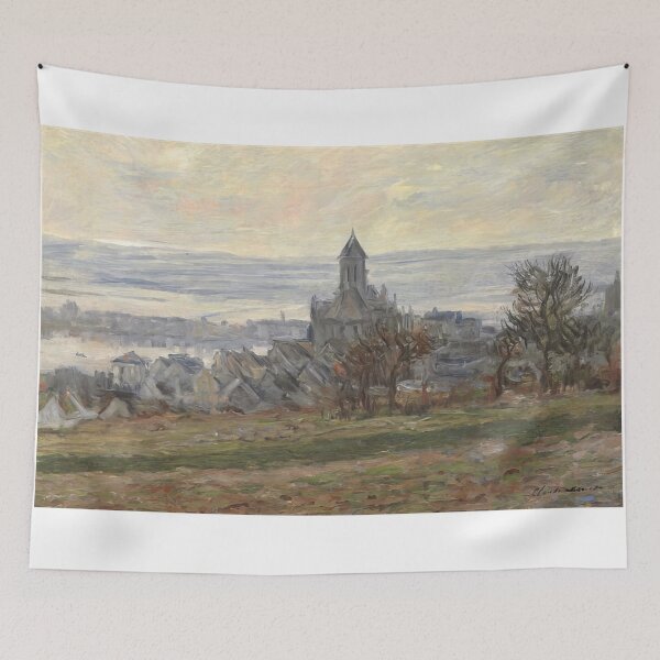 Item preview, The Church of Vetheuil   1881 by Claude Monet  designed and sold by GabyddAlessandr.