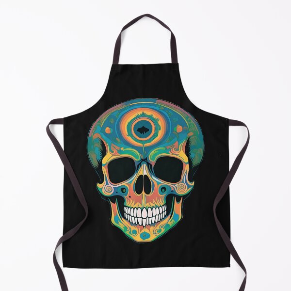Item preview, Skull, colorfull, psychodelic designed and sold by Freeform Flow by Caroline.