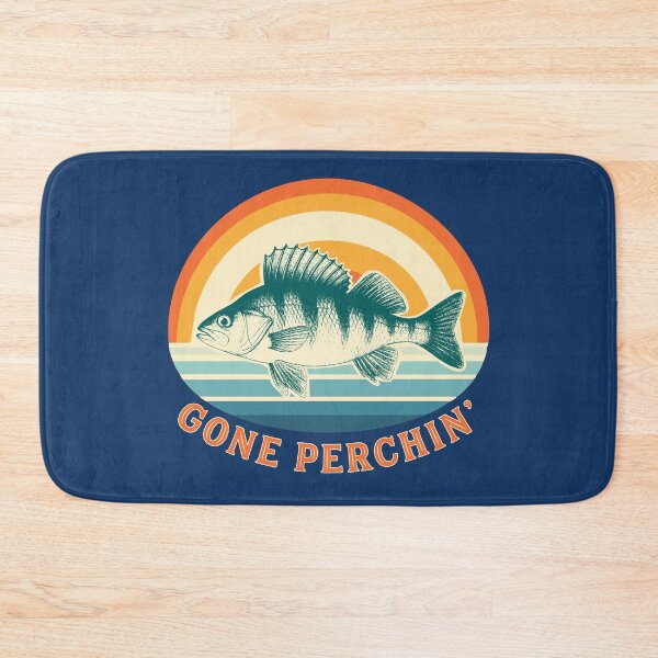 Item preview, Perch Fishing Gone Perchin' Sunrise at the Lake designed and sold by AntiqueImages.