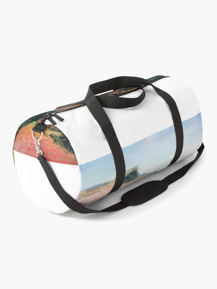 Thumbnail 1 of 3, Duffle Bag, The Custom`s House 1882 by Claude Monet designed and sold by GabyddAlessandr.