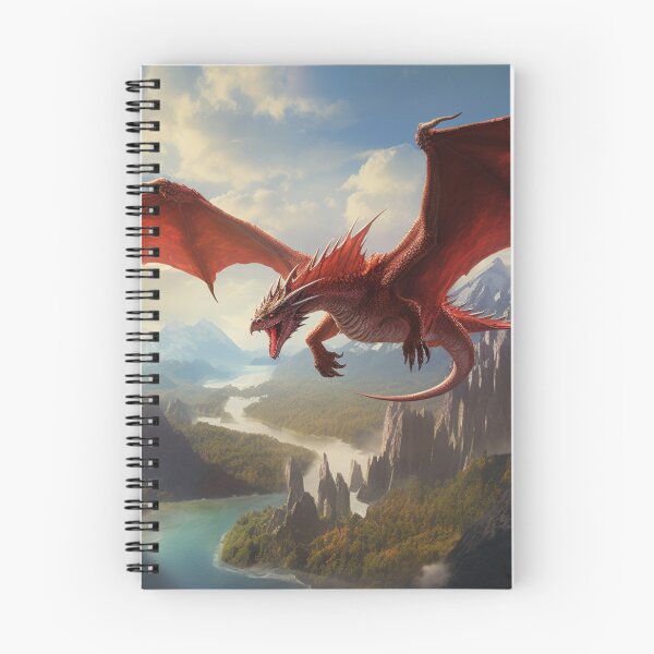 Item preview, The Legendary Red Dragon Mountains designed and sold by GrinGalore.