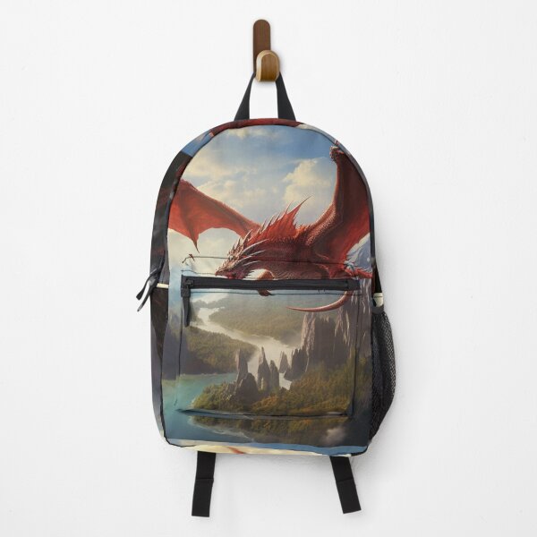 Item preview, The Legendary Red Dragon Mountains designed and sold by GrinGalore.