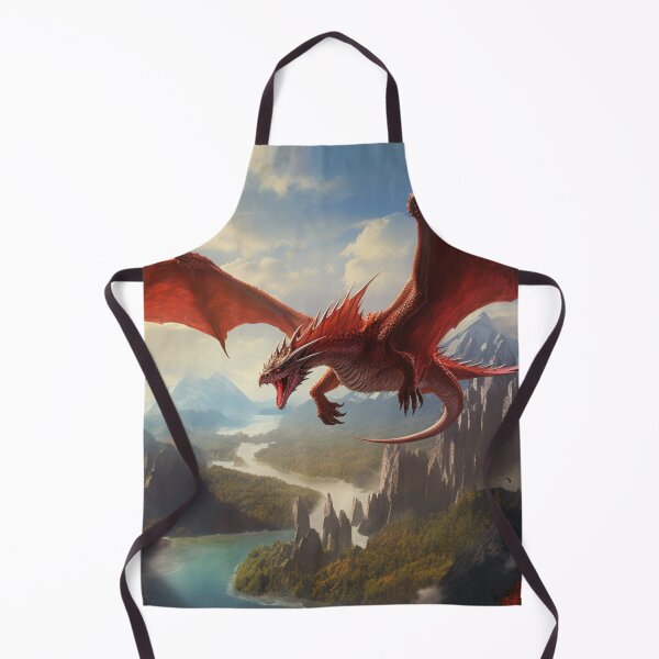 Item preview, The Legendary Red Dragon Mountains designed and sold by GrinGalore.