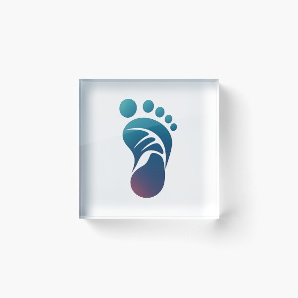 Item preview, Glowing footprint designed and sold by Bernd Friese.