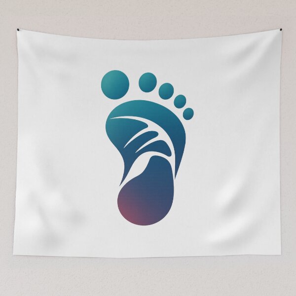 Item preview, Glowing footprint designed and sold by Bernd Friese.